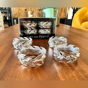 Fitz and Floyd Rainforest Serengeti Metal Napkin Rings